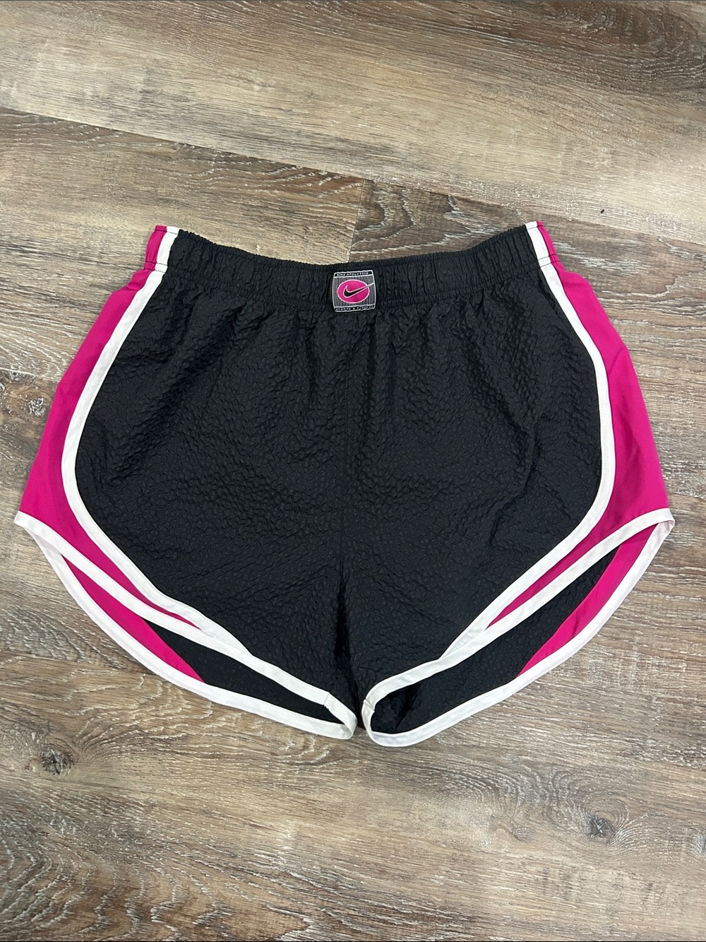 •NIKE• Black+Hot Pink • TEMPO Shorts